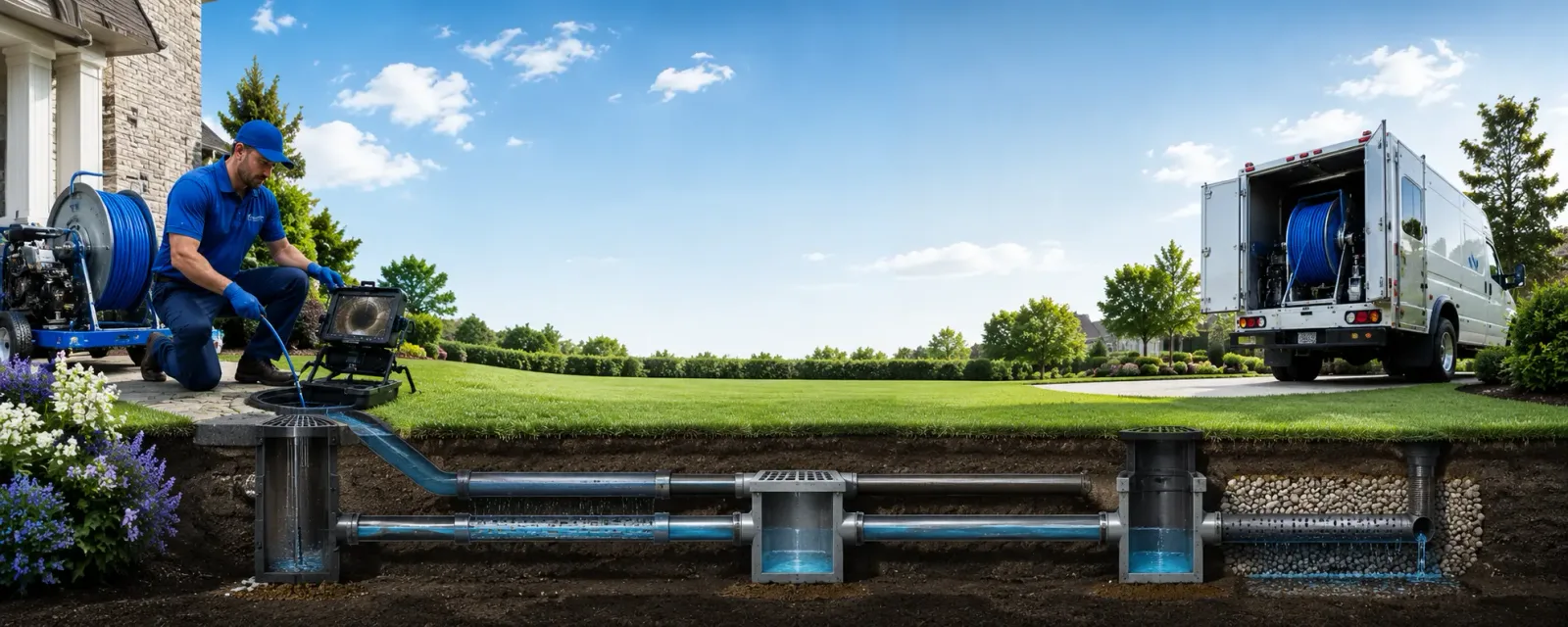 Outdoor drain cleaning information for Hamilton, NJ